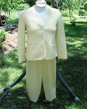 James Kenrob By Dalton Pantsuit,Yellow Jacket/Pants,Medium;27&quot; Inseam;26&quot; Waist - £7.95 GBP