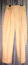 ELMBROOK CASUAL DRESS PANTS,Sz12;NWOT,28&quot;X26&quot;,BEIGE TAN - £7.66 GBP