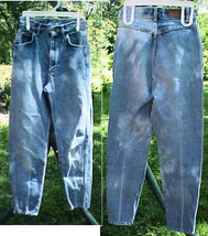 Lee Riders Size 3;W23&quot;X L26&quot;;Whitewash Denim;Tapered Leg - £7.50 GBP