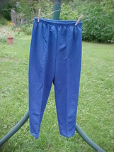 HABAND FOR HER SLACKS,SIZE 10A,BLUE,ELASTIC waist; 23&quot;w x 26&quot;inseam; COM... - £7.80 GBP