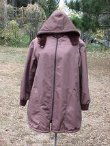 Forecaster Of Boston Coat;Cocoa;Sz 13/14 ;Large Pockets;Hood;Fur Lining;Knit Cuf - £7.98 GBP