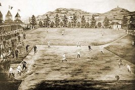 California League Baseball Grounds by Britton &amp; Rey - Art Print - £17.37 GBP+