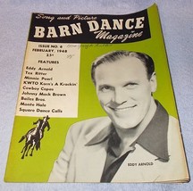 Barn Dance Magazine February 1948 Eddy Arnold, Tex Ritter Cowboy Copas - $9.95