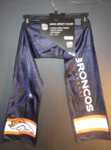 Hero Jersey Denver Broncos Dazzle Fabric Fleece Lined Zip Pocket Scarf 61X7.5 - £19.00 GBP