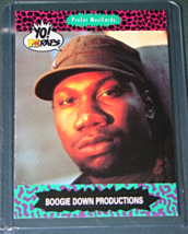 1991 ProSet MusiCards - YO! MTV RAPS - BOOGIE DOWN PRODUCTIONS (Card# 10) - $8.00