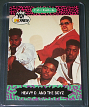 1991 ProSet MusiCards - YO! MTV RAPS - HEAVY D. AND THE BOYZ (Card# 40) - $8.00