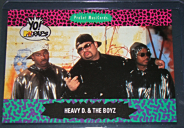 1991 Pro Set Musi Cards   Yo! Mtv Raps   Heavy D. &amp; The Boyz (Card# 122) - £6.24 GBP