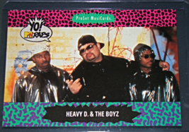 1991 Pro Set Musi Cards   Yo! Mtv Raps   Heavy D. &amp; The Boyz (Card# 122) - $8.00