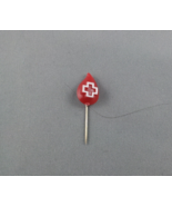 Canada Red Cross - Vintage Blood Droplet Pin - Made of plastic - $12.00