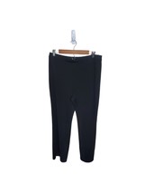Midnight Velvet Large Black Pull-On Slinky Pants Women’s 12 Wide Leg Flowy - £21.22 GBP