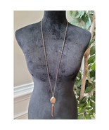 Women's Long Pendant Necklace With Lobster Clasp Brown Druzy Stone Tasse... - €23,82 EUR Women's Long Pendant Necklace With Lobster Clasp Brown Druzy Stone Tasse... - €23,82 EUR