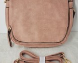 Glitzall Crossbody Pink Purse Bag Small Faux Leather Over The Shoulder C... - $19.79