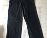  Chico&#39;s Black Casual Pants Women&#39;s Sz medium Chico&#39;s Sz 1 Faux leather ... - $26.82