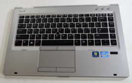 HP EliteBook 8470P 686964-001 Genuine Palmrest &amp; Touchpad Keyboard Grade A - £26.47 GBP