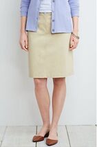 J. Jill Live-In Chino Skirt Size Small NWT Color "Sea Salt" NOS - $19.20
