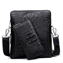 SAN VITALE Bselling designer men's hand bags New pattern men's bag shoulder bag  - $72.27