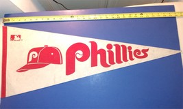 Philadelphia Phillies Early 1970s 29&quot; Vintage baseball Pennant full size - $18.81