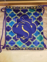 Disney Aladdin Draw String Bag Backpack Purse Purple - £14.08 GBP