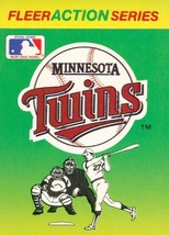 1990 Fleer Large Team Logos Minnesota Twins - £0.78 GBP