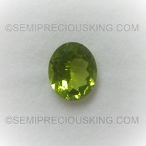 Natural Peridot Oval Faceted Cut 10X8mm Parrot Green Color VS Clarity Lo... - $197.97