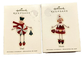 Hallmark Keepsake Ornaments 2008 Bundle Candy Mom And Candy Dad With Boxes - £17.30 GBP