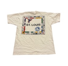 Vintage 1990&#39;s St. Louis ...Stay &#39;n Play Monopoly Single Stitch T-Shirt ... - $736.95 MXN