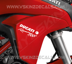Ducati Racing Logo Fairing Decals Stickers Premium Quality 5 Color Supersport S - £8.79 GBP