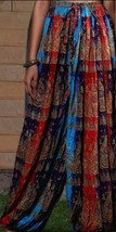 BLUES AND TURQ ON SEDONA PRINT ATS REN FAIRE GYPSY PANTALOONS  - $79.19
