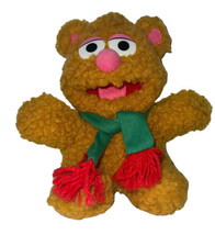 Vtg 1987 Baby Fozzie Bear Muppet Babies 9” Plush Christmas Fozzy Stuffed Animal - £12.51 GBP