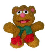 Vtg 1987 Baby Fozzie Bear Muppet Babies 9” Plush Christmas Fozzy Stuffed... - £12.37 GBP