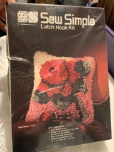Sew Simple Red Rose Latch Hook kit - New - £12.18 GBP