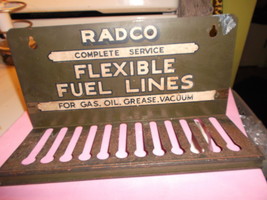Radco Hose and Fuel Line Metal Wall Rack and Automobile Gas and Oil Lines - $115.00
