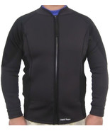 Men&#39;s 2/1mm Wetsuit Jacket, Long Sleeve, Full Front Zipper. Sizes: Small... - £46.93 GBP