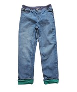 LL Bean Flannel Lined Denim Blue Jeans Classic Fit Women&#39;s Size XXL 18-20 - $26.05 CAD
