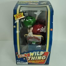 M&amp;M Wild Thing Rollercoaster Limited Edition Candy Dispenser NEW Red Green - $39.59