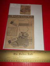 Toy Holiday Paper Craft 1904 Santa Claus Auto Christmas Treasure North P... - $23.74