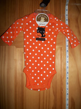 Carter Holiday Baby Clothes Newborn Orange Pumpkin Cat Creeper Halloween... - £7.60 GBP