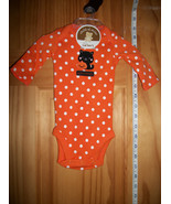 Carter Holiday Baby Clothes Newborn Orange Pumpkin Cat Creeper Halloween... - $9.49