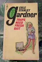 Erle Stanley Gardner-TRAPS Need Fresh Bait 1968 Vintage 1st Pocket Paperback - £19.75 GBP