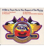 TIDE RACING 10th Anniversary 1987 1997 Static Cling Decal Sticker - £2.31 GBP