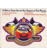 TIDE RACING 10th Anniversary 1987 1997 Static Cling Decal Sticker - $55.74 MXN