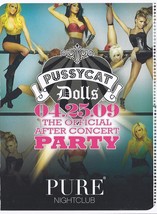 Pussycat Dolls Official After Concert Party @ Pure Nightclub Vegas Promo Card - £3.10 GBP