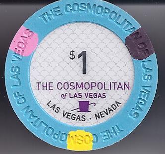 The COSMOPOLITAN HOTEL &amp; CASINO LAS VEGAS  $1 Casino Chip - $3.95