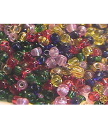 28g or 1 oz bag Size 6 Mixed Colors Glass Seed Beads (400+/-) 6/0 - £0.99 GBP