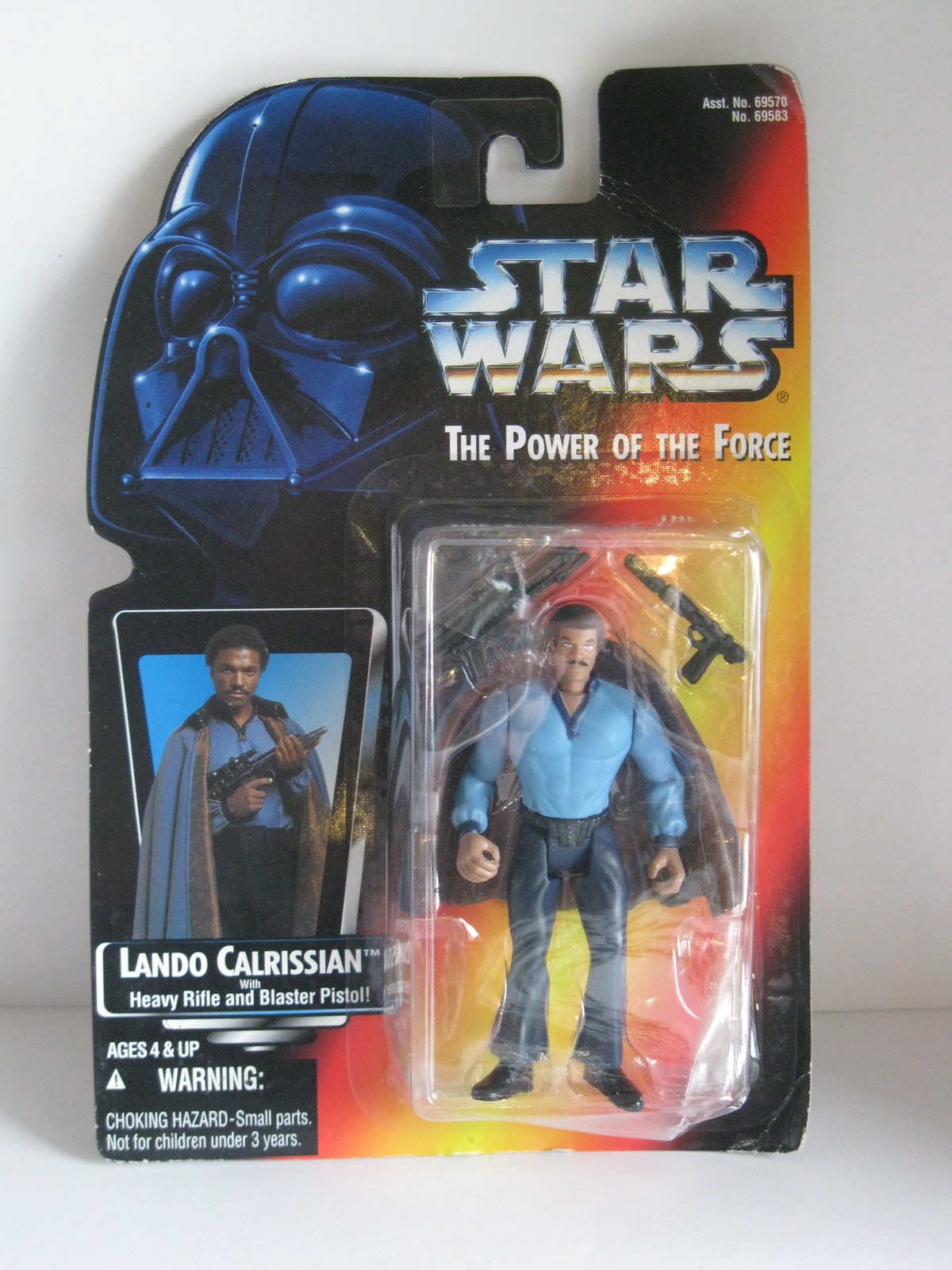 Primary image for 1995 STAR WARS Power Of The Force LANDO CALRISSIAN 3.75" Action Figure Sealed