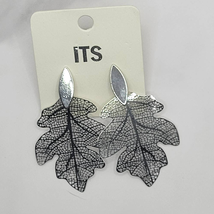 Filigree Leaf Drop Earrings - £10.90 GBP