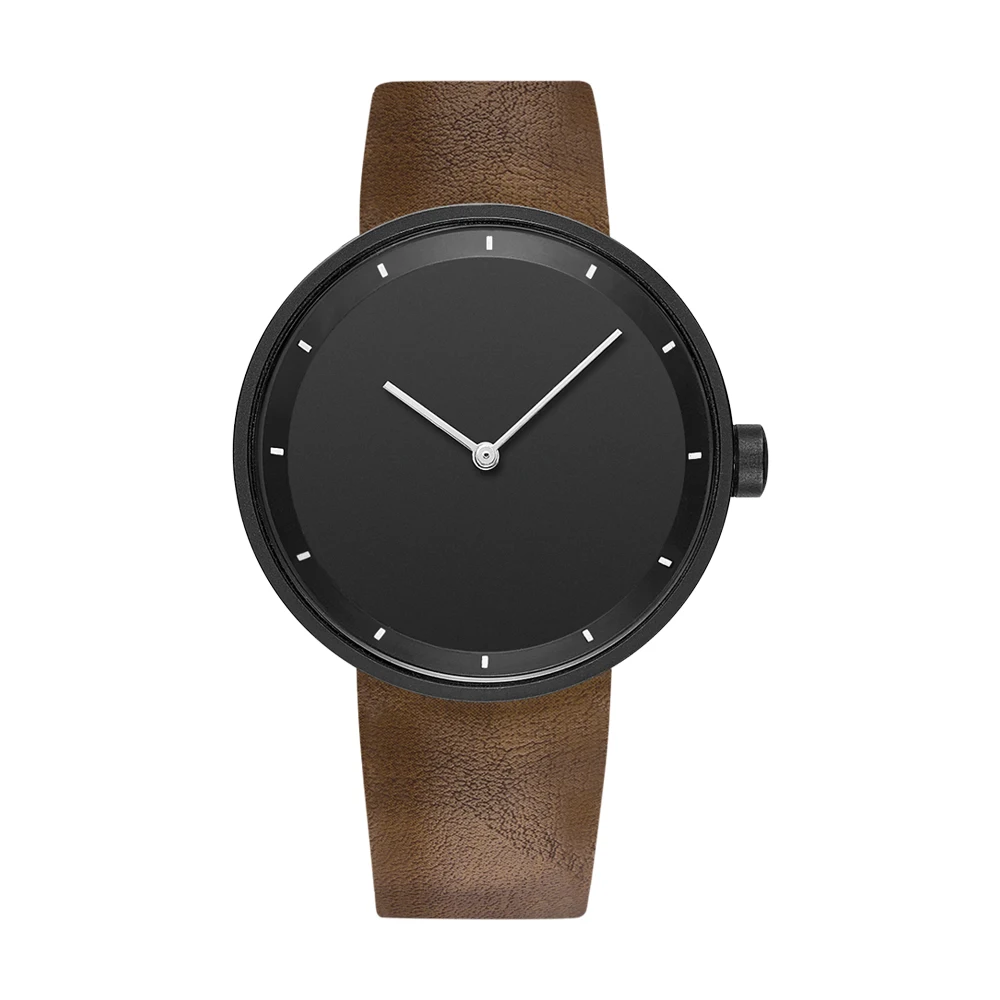 Watches Mens Minimalist Style Simple Fashion Quartz Wristwatches PU Stra... - $17.49