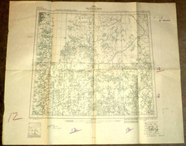 Kaniapiskau Canada Mines &amp; Technical Surveys Map 1952 - £7.40 GBP