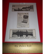 Home Treasure Maine Sport Paper Sanford Novelty Co Fish 1913 Old Town Ca... - £7.49 GBP