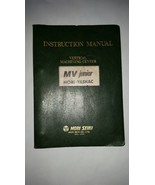 Instruction Manual for MV Jinior with Yasnac Control MX-2 - €58,36 EUR